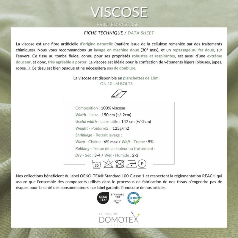 Viscosa estampada GOFAO Nilo / Multicolor vintage